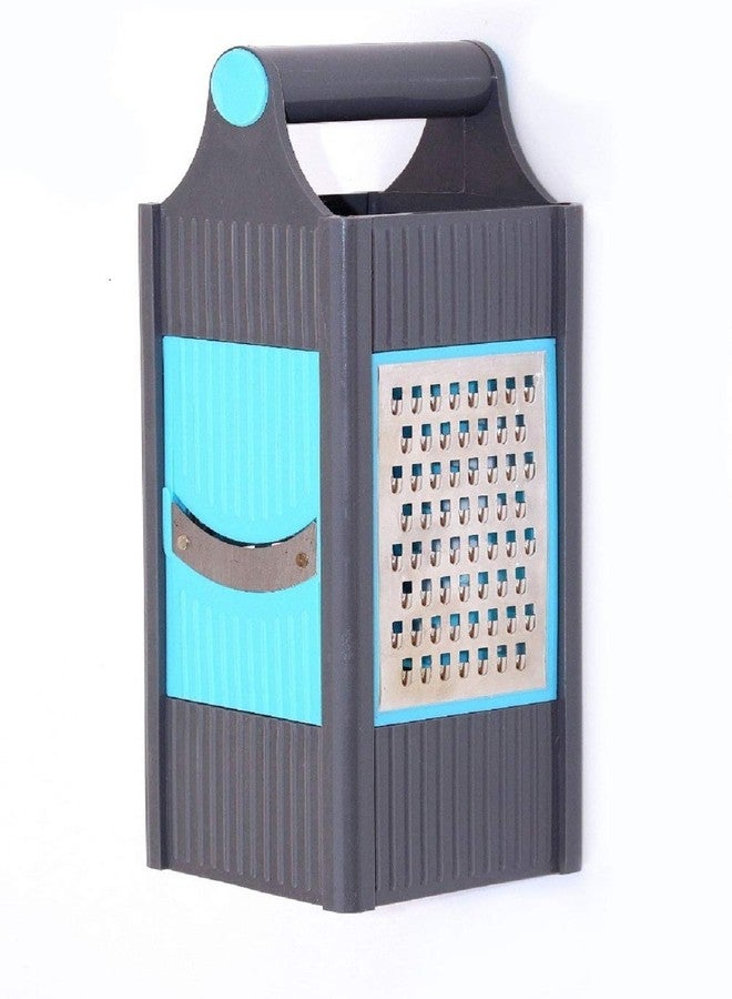 Faverito Stainless Steel 4 in 1 Slicer and Grater Chopper Fruit Slicer Dicer Grater Potatoes Slicer Peeler Attach 4 Blades - Image 1